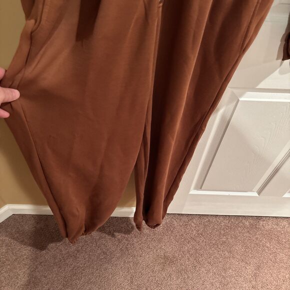 NWT Varley Double Soft Jessie Jumpsuit Women’s Large Brown Anthropologie - Picture 9 of 12